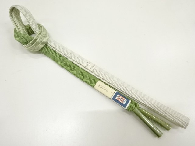 JAPANESE KIMONO / UNUSED HAND-TIED OBIJIME